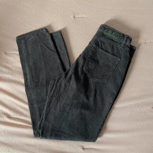 High Rise Mom - Black corduroy pants!
